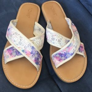 Toms Leather Sandals 8